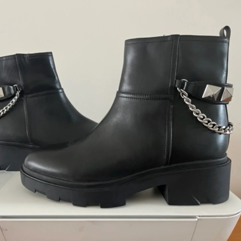 MARC FISHER WATY CHELSEA BOOT LEATHER Sz. 11M NWOT - Picture 9 of 12